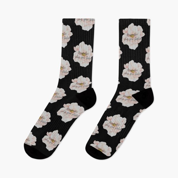 Item preview, Remember why you started - Pink Watercolor Flower designed and sold by KarolinaPaz.