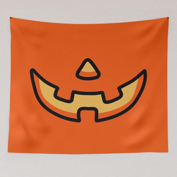 Item preview, Happy Pumpkin on Orange designed and sold by izacless.