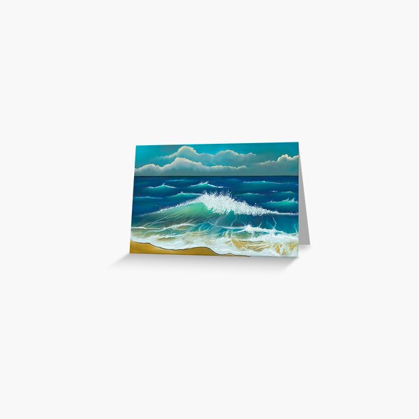 Seascape - Digital Art Greeting Card