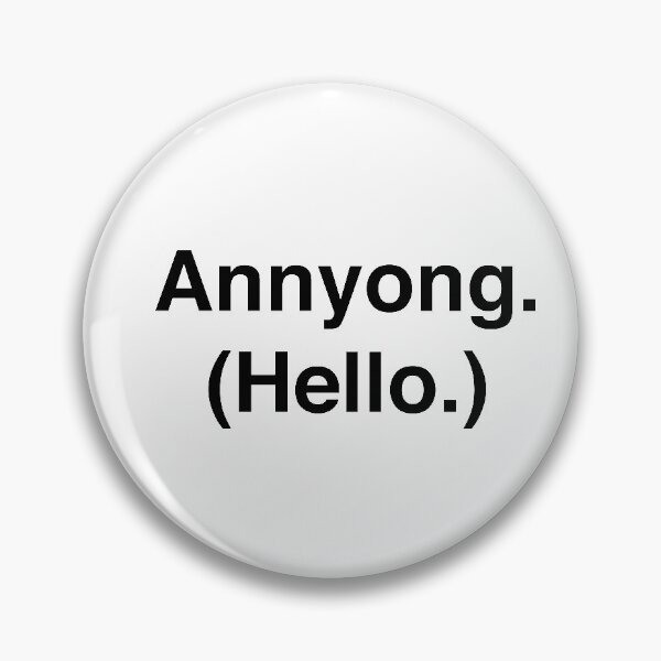 Item preview, Annyong. (Hello.) Black Lettering - Arrested Development designed and sold by andr0narak.