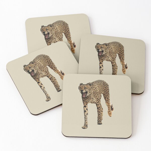 Item preview, Roaring cheetah, cheetah with mouth open designed and sold by CreaVisArt.