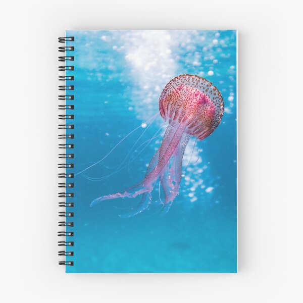 Item preview, Pink Jellyfish in Blue Ocean designed and sold by CrystalCrush.