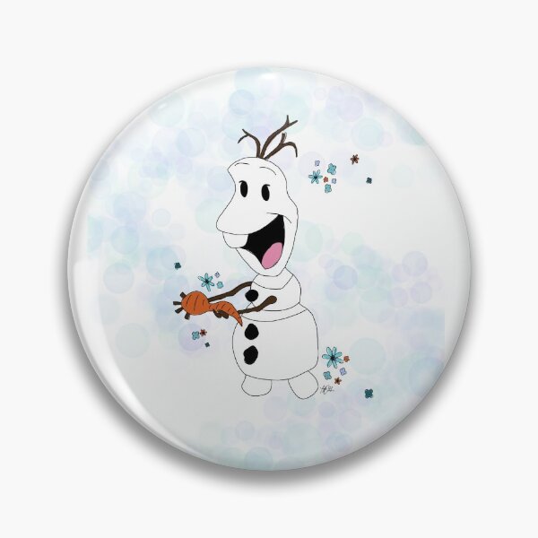 Item preview, Floral Theme Park Snowman designed and sold by arterburnandco.
