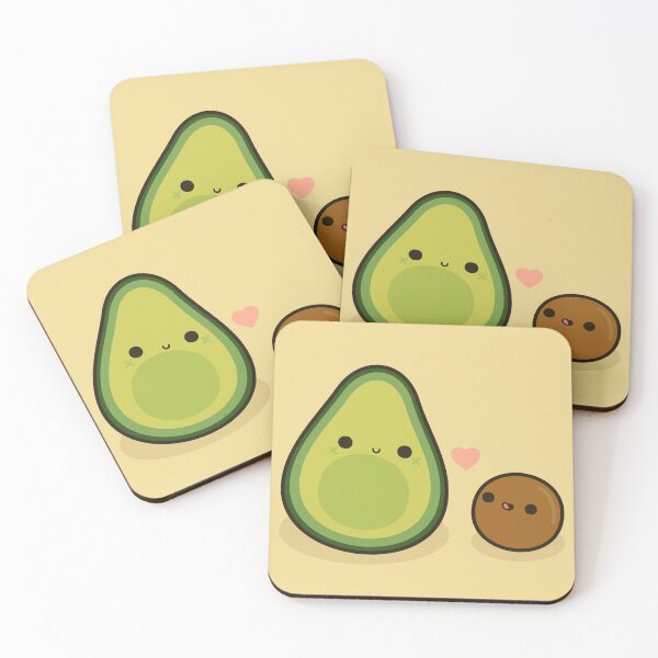 Item preview, Cute avocado and stone designed and sold by peppermintpopuk.