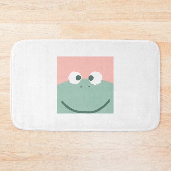 Item preview, cute happy smiling frog designed and sold by jellyfrog5.