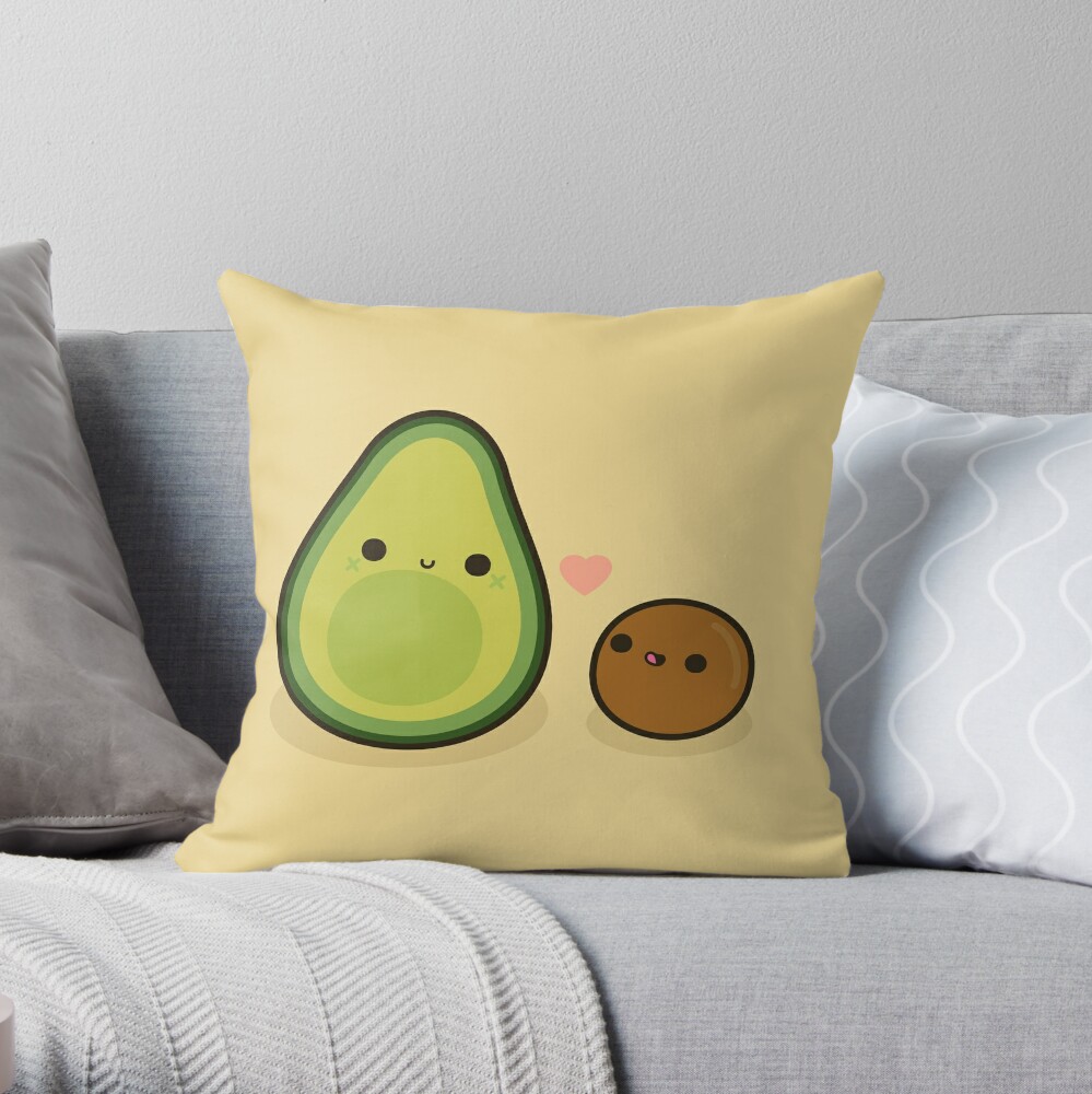 avocado cuddle pillow