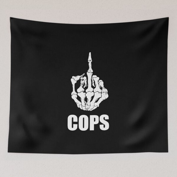 Item preview, FUCK COPS SKULL DESIGN designed and sold by Picspot.
