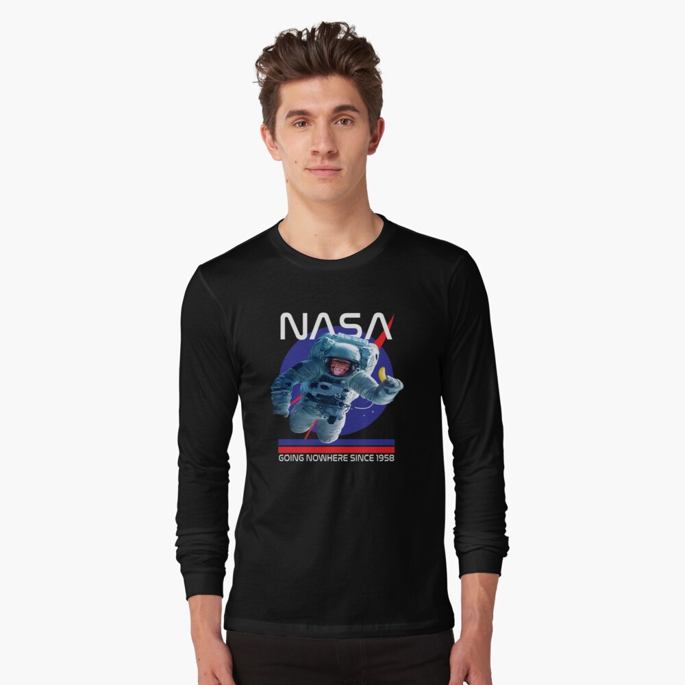 nasa going nowhere since 1958 t shirt