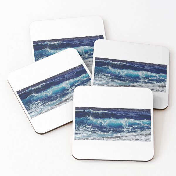 Item preview, Beautiful beach summer waves designed and sold by HebHenderson.