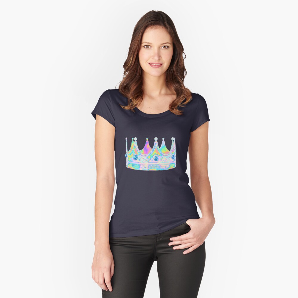 Item preview, Fitted Scoop T-Shirt designed and sold by dinaaaaaah.