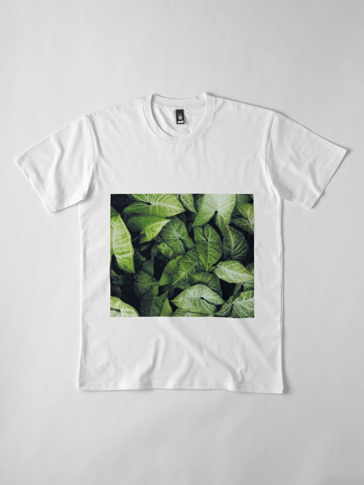 Alternate view of Green leaves Premium T-Shirt