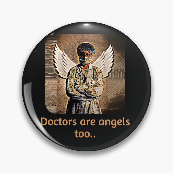 Item preview, Doctors are angels too designed and sold by doctors-apparel.