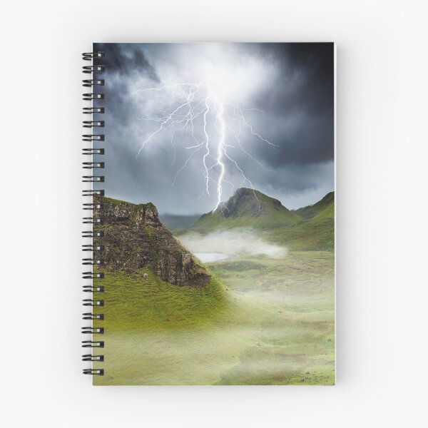 Item preview, Lightning strikes over the Trotternish Ridge. designed and sold by Phillip Thornton.