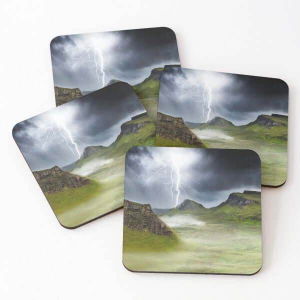 Item preview, Lightning strikes over the Trotternish Ridge. designed and sold by Phillip Thornton.