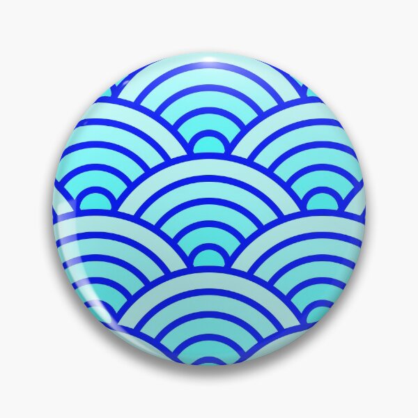 Item preview, Blue Seigaiha designed and sold by Sybille-Yates.