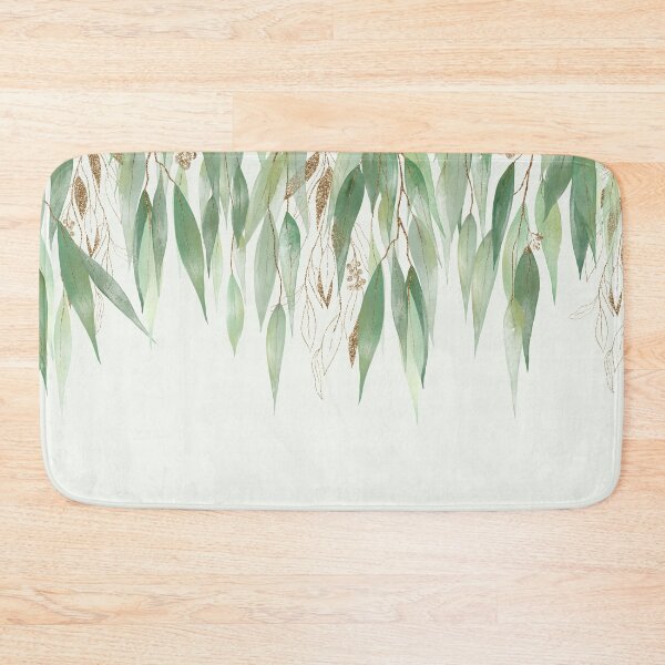 Item preview, Hanging Eucalyptus And Gold Branches Botanical Garden designed and sold by UtArt.