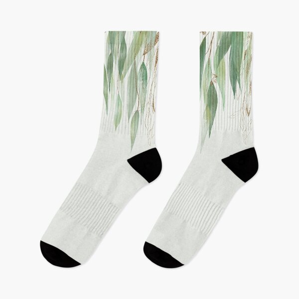 Item preview, Hanging Eucalyptus And Gold Branches Botanical Garden designed and sold by UtArt.