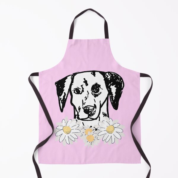 Item preview, Dalmatian with flowers designed and sold by NinaBetterNot.