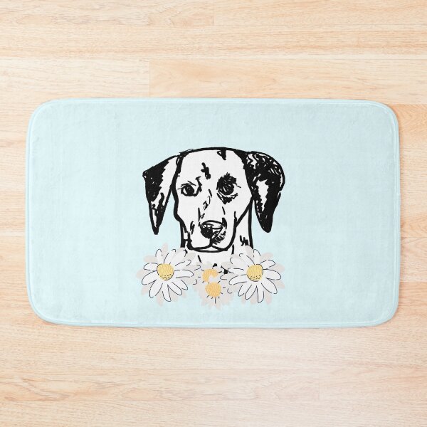 Item preview, Dalmatian with flowers designed and sold by NinaBetterNot.