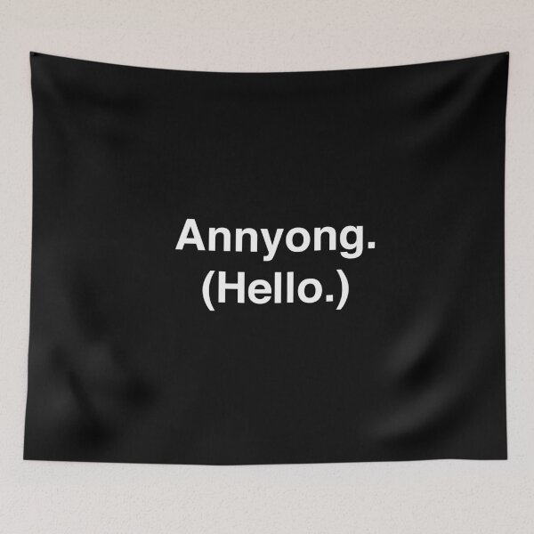 Item preview, Annyong. (Hello.) White Lettering - Arrested Development designed and sold by andr0narak.