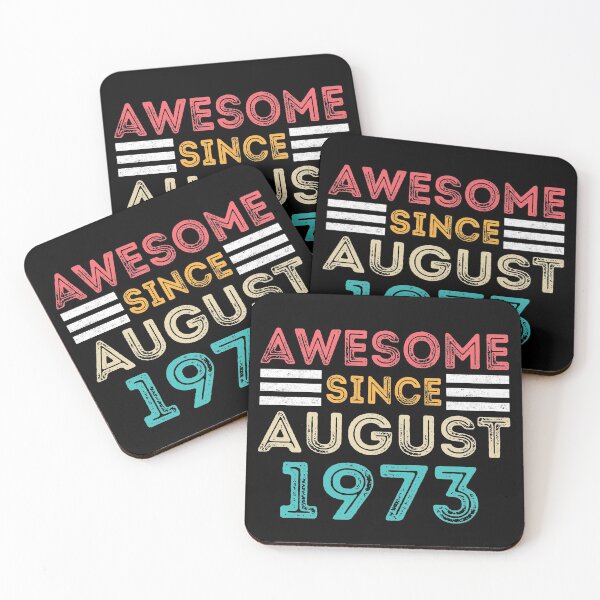 Item preview, Awesome Since August 1973 - Vintage 47th Birthday Gift designed and sold by meedTee.