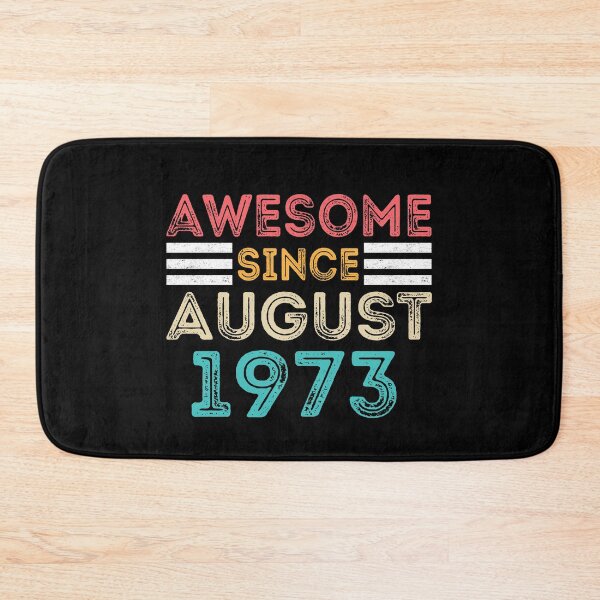 Item preview, Awesome Since August 1973 - Vintage 47th Birthday Gift designed and sold by meedTee.