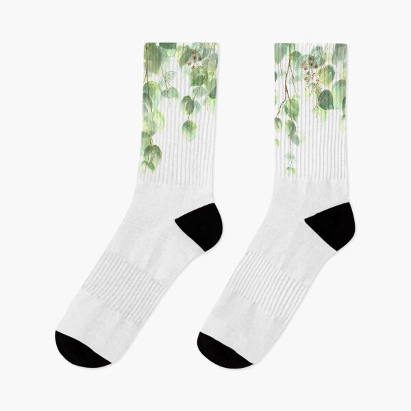 Item preview, Hanging Watercolor Eucalyptus Leaves and Branches Botanical Garden designed and sold by UtArt.