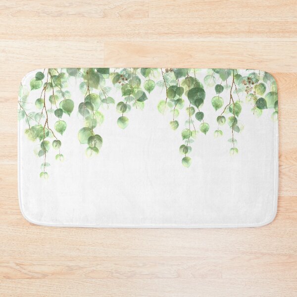 Item preview, Hanging Watercolor Eucalyptus Leaves and Branches Botanical Garden designed and sold by UtArt.