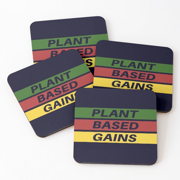 Item preview, Plant Based Gains Green, Red and Yellow  - Gym Workout designed and sold by GreenSlate.