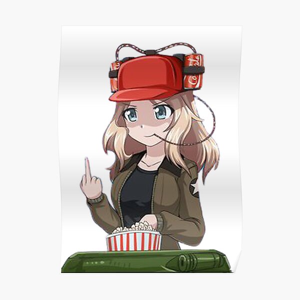Girls Und Panzer - Kay Poster