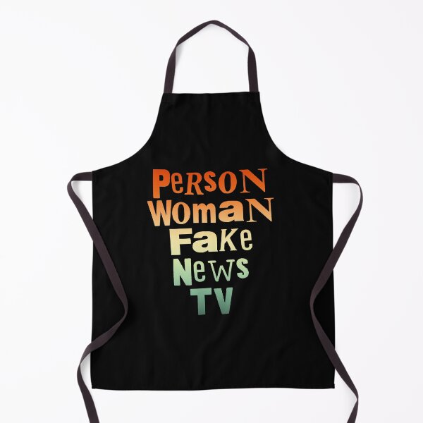 Item preview, Person Woman Fake News TV (Trending Person-Woman-Man-Camera-TV Test Parody) designed and sold by SassyClassyMe.