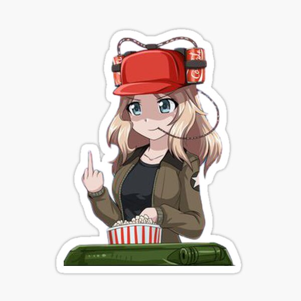 Girls Und Panzer - Kay Sticker