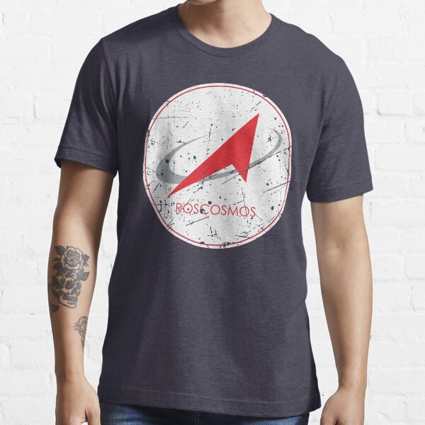 Logotipo de la agencia espacial federal rusa Roscosmos Camiseta esencial