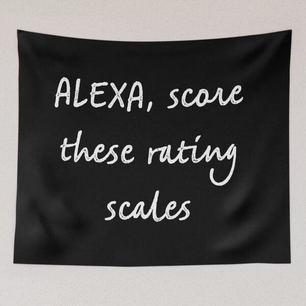 Item preview, Alexa score these rating scales designed and sold by firegalaxy.