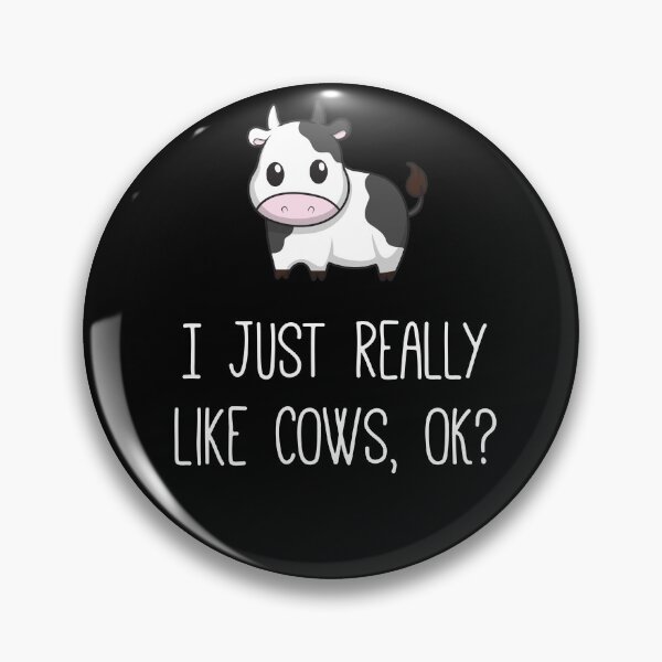 Item preview, I Just Really Like Cows Ok? designed and sold by Epic Tees.