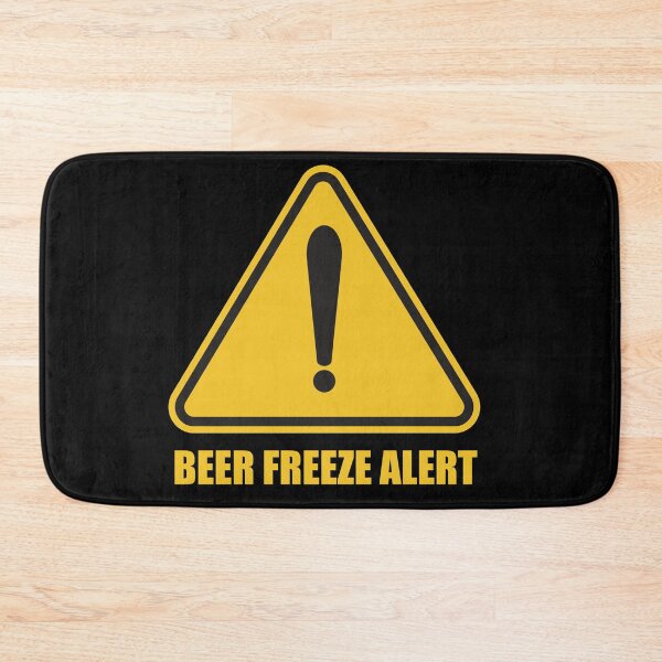 Item preview, FUNNY BEER FREEZE ALERT DESIGN designed and sold by Picspot.