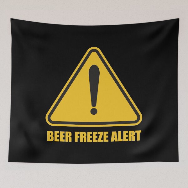 Item preview, FUNNY BEER FREEZE ALERT DESIGN designed and sold by Picspot.