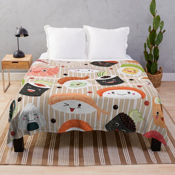 Item preview, Kawaii Sushi Pattern designed and sold by Boutique-Chic.