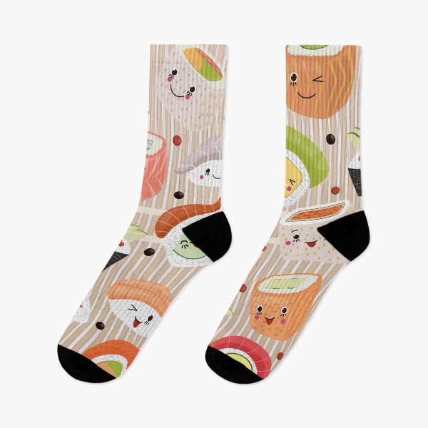 Item preview, Kawaii Sushi Pattern designed and sold by Boutique-Chic.