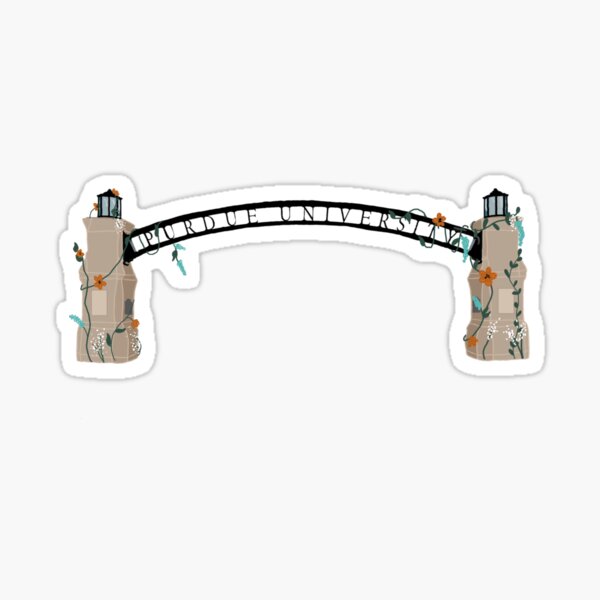 Item preview, Purdue Archway with Flowers designed and sold by MarthaLouise.