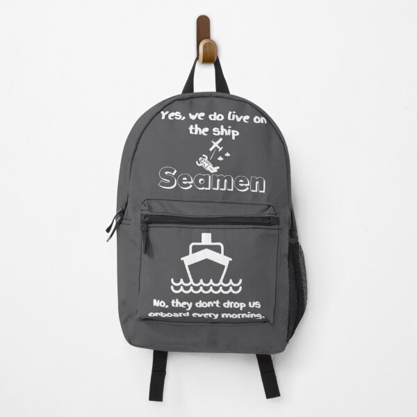 Item preview, Seamen - Yes, we do live on the ship. No, they don't drop us onboard every morning! designed and sold by LittleAngy.