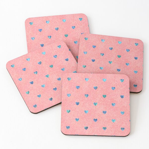 Item preview, Mermaid Hearts Pattern designed and sold by okpinsArtDesign.