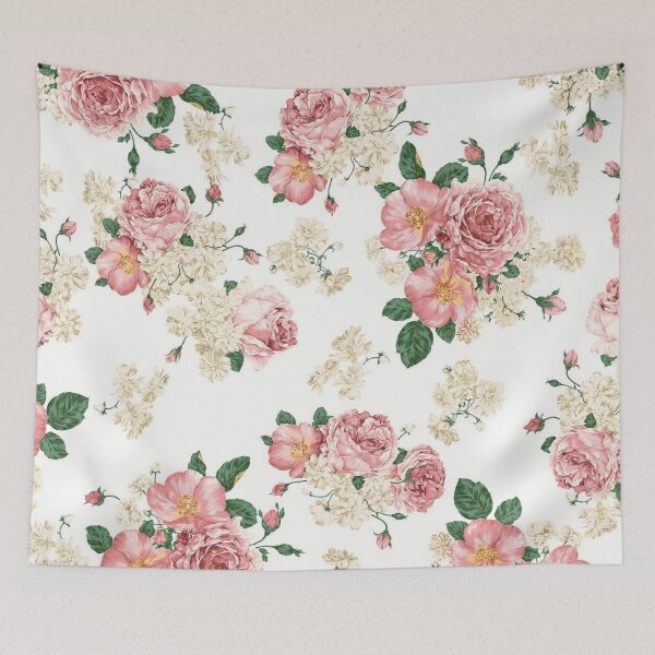Item preview, Floral pattern, Flowers and green leafs pattern designed and sold by Rakesh Murugan.
