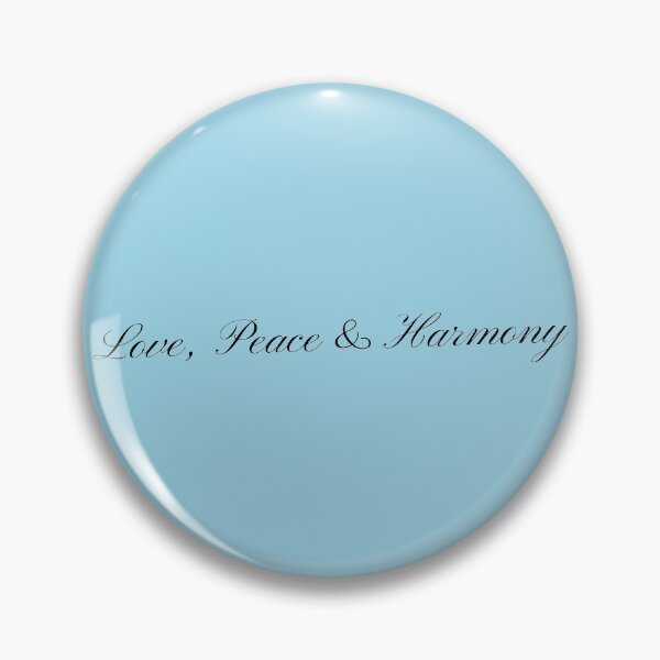 Item preview, Love, Peace, & Harmony (Black) designed and sold by OneCherubim.