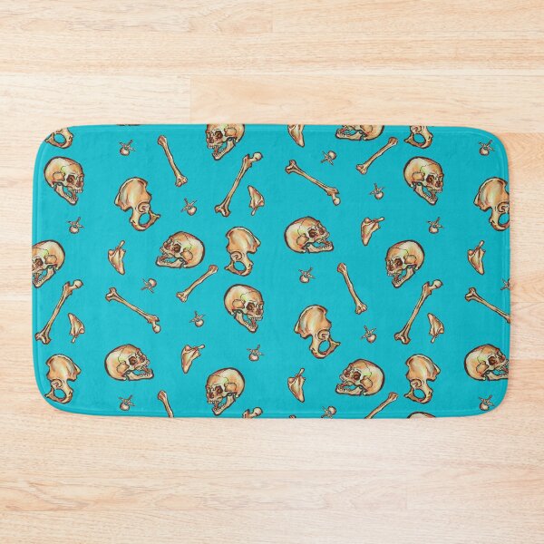 Item preview, Bones (Teal) designed and sold by Amber O'Hara.