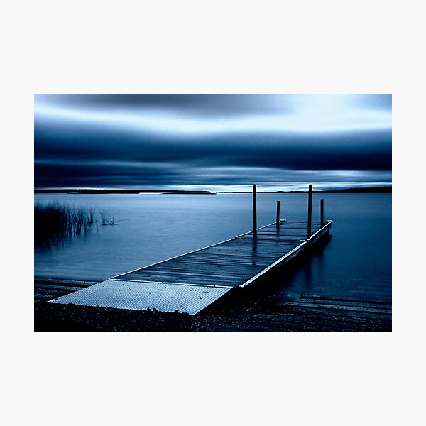 Blue Dawn - Leech Lake, MN Photographic Print