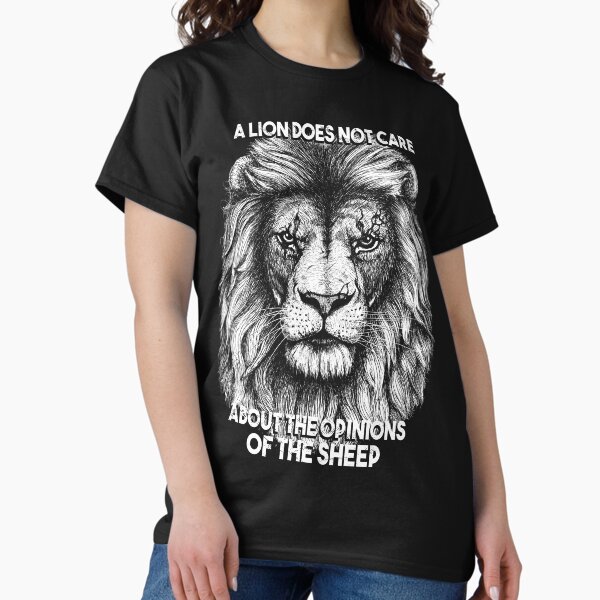 Item preview, A real lion does not care about the opinions of the sheep designed and sold by grimsoulart.