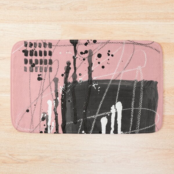 Item preview, Pink abstract painting designed and sold by TanyaMakesART.