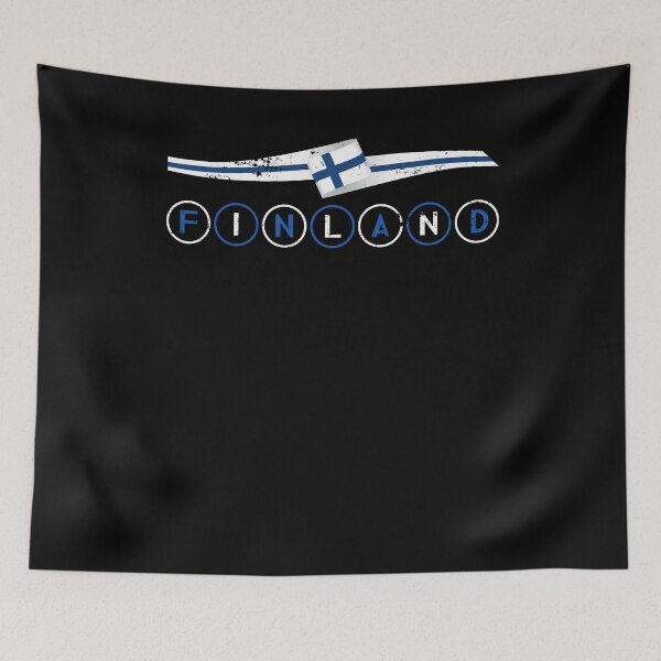 Item preview, Finnish flag Finland designed and sold by bestshirtdesign.