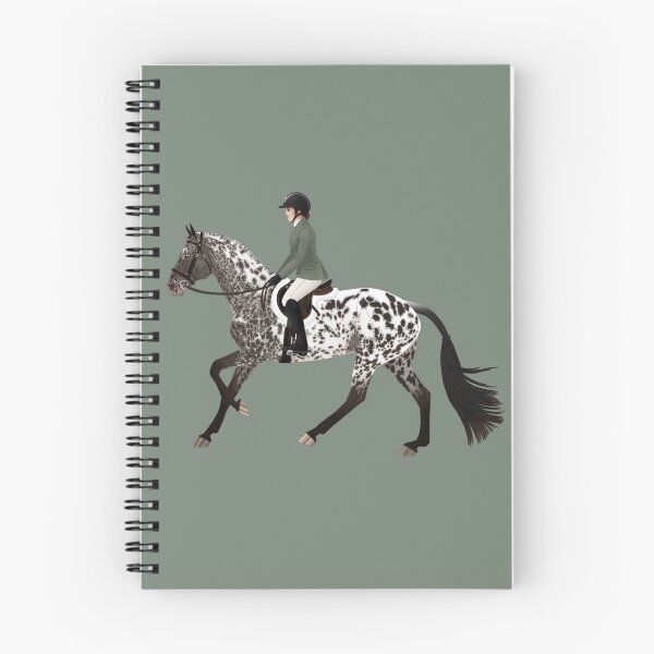 Item preview, Black Appaloosa Sporthorse and Rider - Equine Rampaige designed and sold by equinerampaige.
